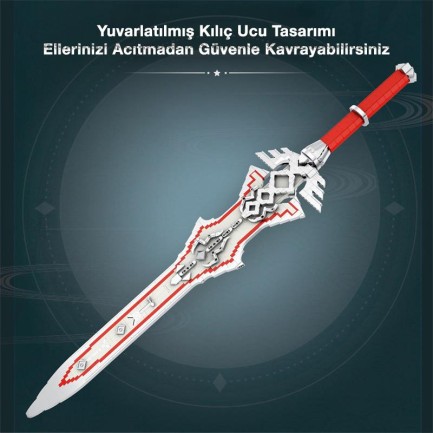 Reobrix 99015 Kraliyet Kılıcı Yaratıcı Yapı Blok Seti Building Blocks (Royal Claymore) - 981 Parça - Thumbnail