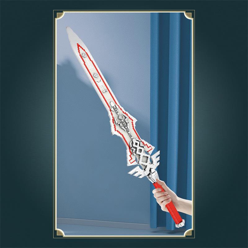 Reobrix 99015 Kraliyet Kılıcı Yaratıcı Yapı Blok Seti Building Blocks (Royal Claymore) - 981 Parça