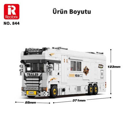 Reobrix Scania Motorhome 844 Brick Yapım Seti - Thumbnail