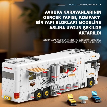 Reobrix Scania Motorhome 844 Brick Yapım Seti - Thumbnail