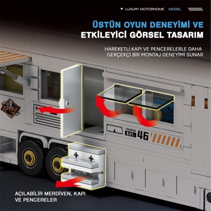 Reobrix Scania Motorhome 844 Brick Yapım Seti - Thumbnail