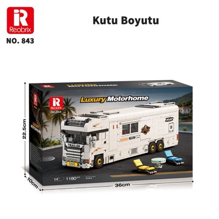 Reobrix Scania Motorhome 844 Brick Yapım Seti - Thumbnail