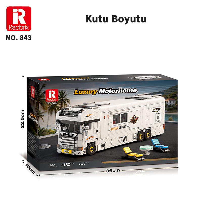 Reobrix Scania Motorhome 844 Brick Yapım Seti