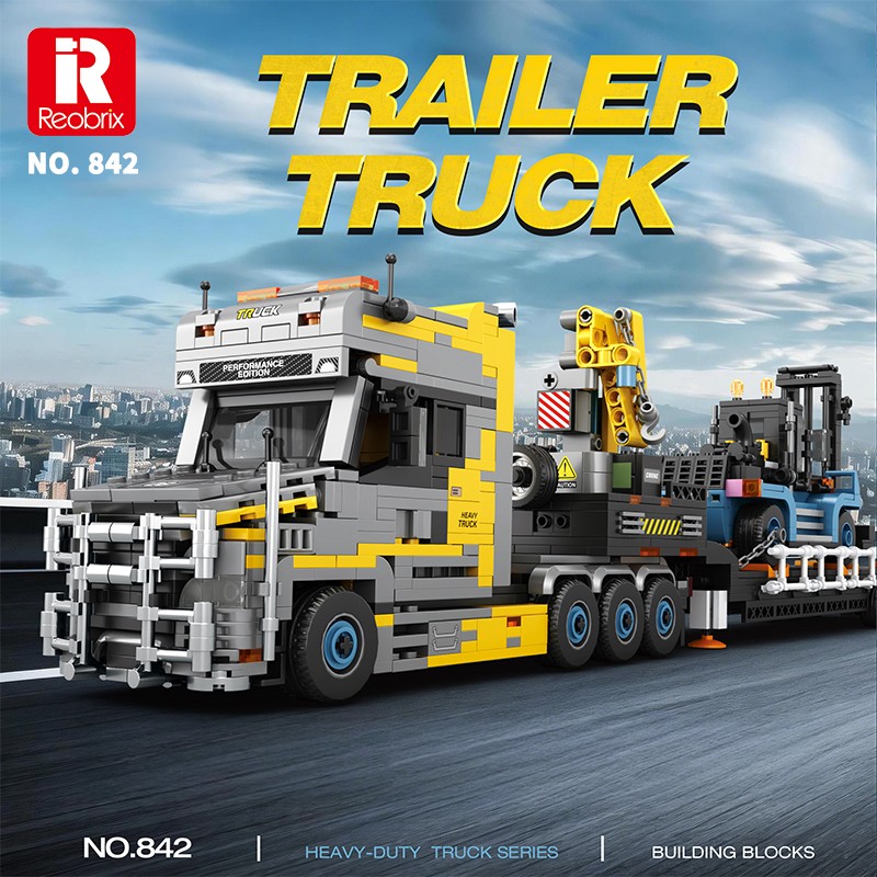 Reobrix Scania Torpedo Trailer 842 Brick Yapım Seti
