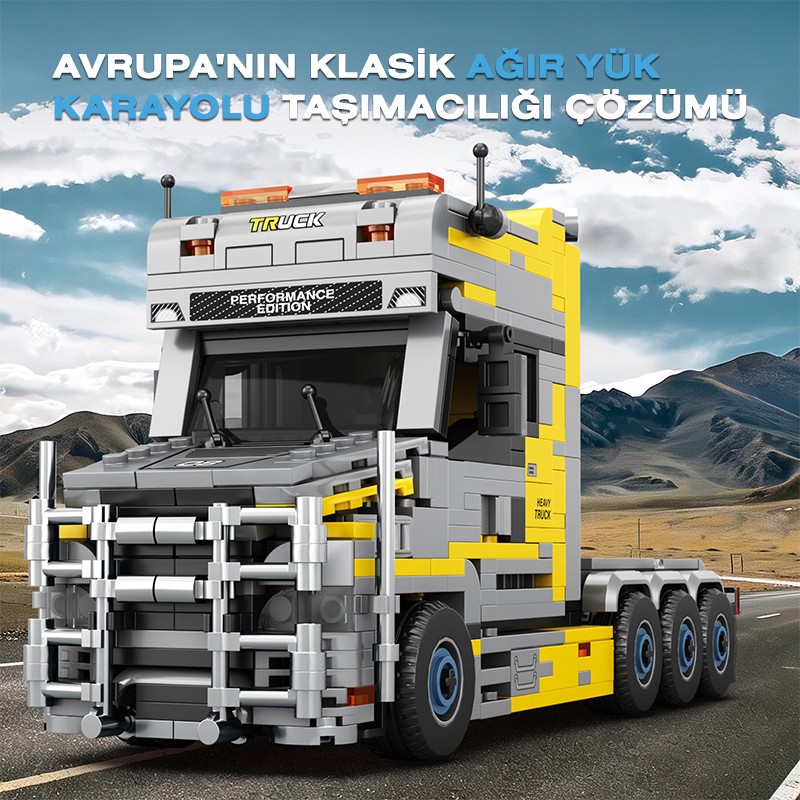 Reobrix Scania Torpedo Trailer 842 Brick Yapım Seti