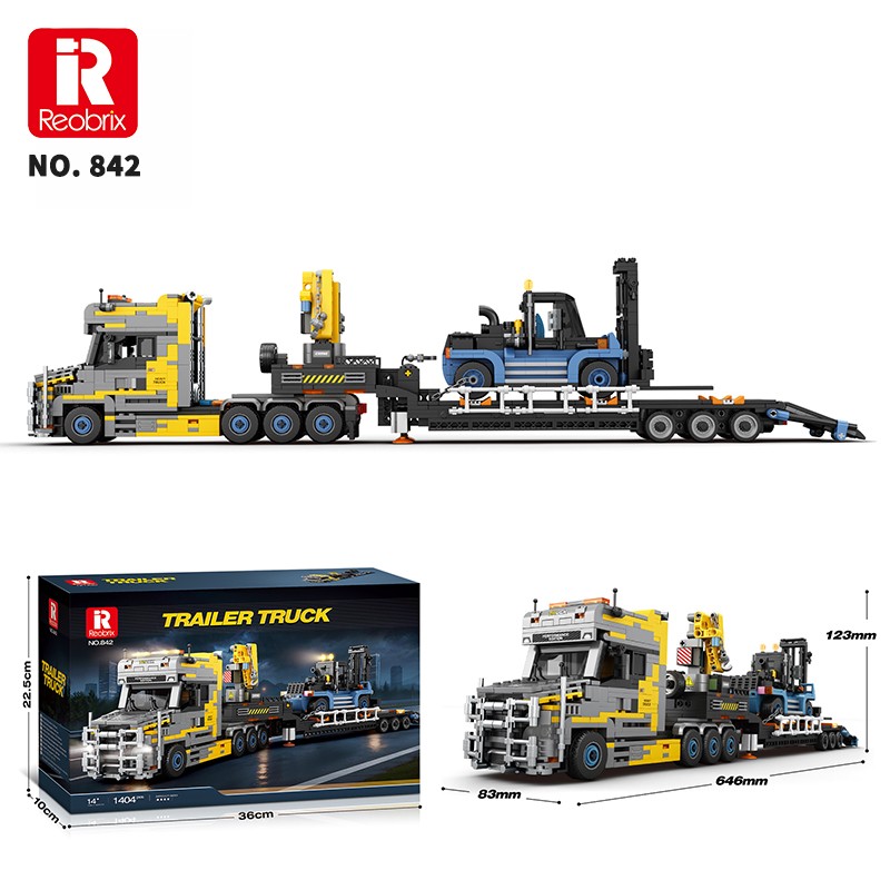Reobrix Scania Torpedo Trailer 842 Brick Yapım Seti