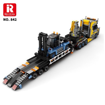 Reobrix Scania Torpedo Trailer 842 Brick Yapım Seti - Thumbnail
