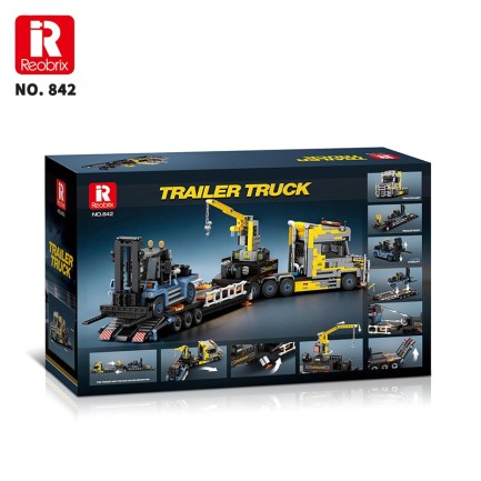 Reobrix Scania Torpedo Trailer 842 Brick Yapım Seti - Thumbnail
