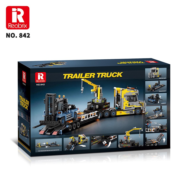 Reobrix Scania Torpedo Trailer 842 Brick Yapım Seti