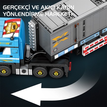 Reobrix Scania Truck 840 Brick Yapım Seti - Thumbnail