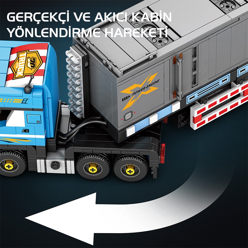 Reobrix Scania Truck 840 Brick Yapım Seti