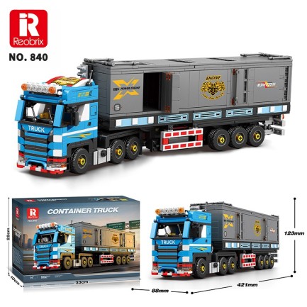 Reobrix Scania Truck 840 Brick Yapım Seti - Thumbnail