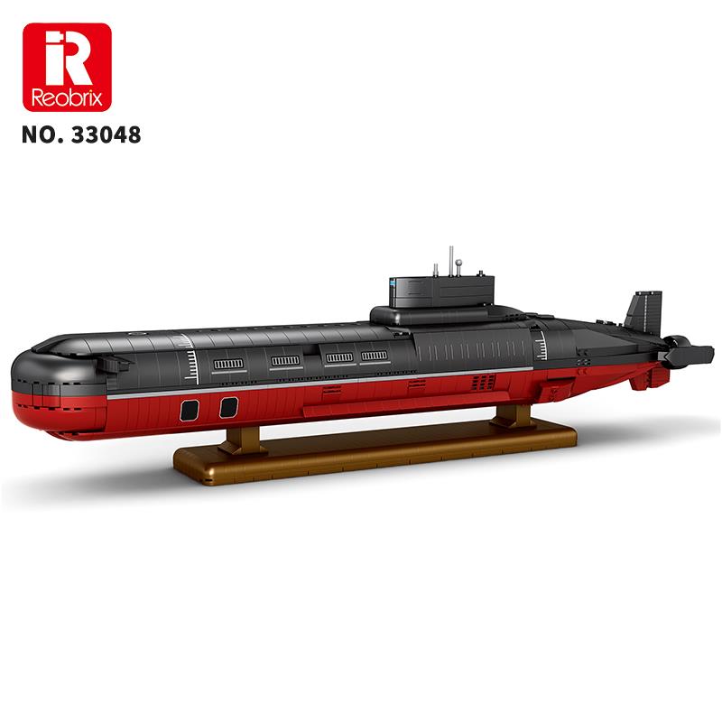 Reobrix 33048 Nükleer Denizaltı Yaratıcı Yapı Blok Seti Building Blocks (Shark Project 941)- 2895 Parça
