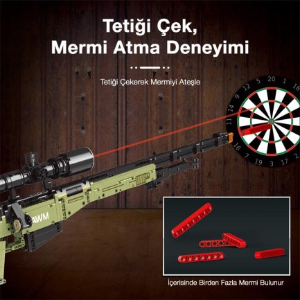 Reobrix Sniper Rifle Super Magnum 77026 Brick Yapım Seti - Thumbnail