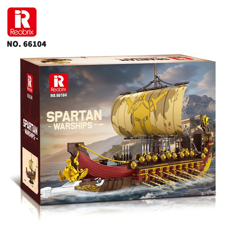 Reobrix Spartan Warship 66104 Brick Yapım Seti
