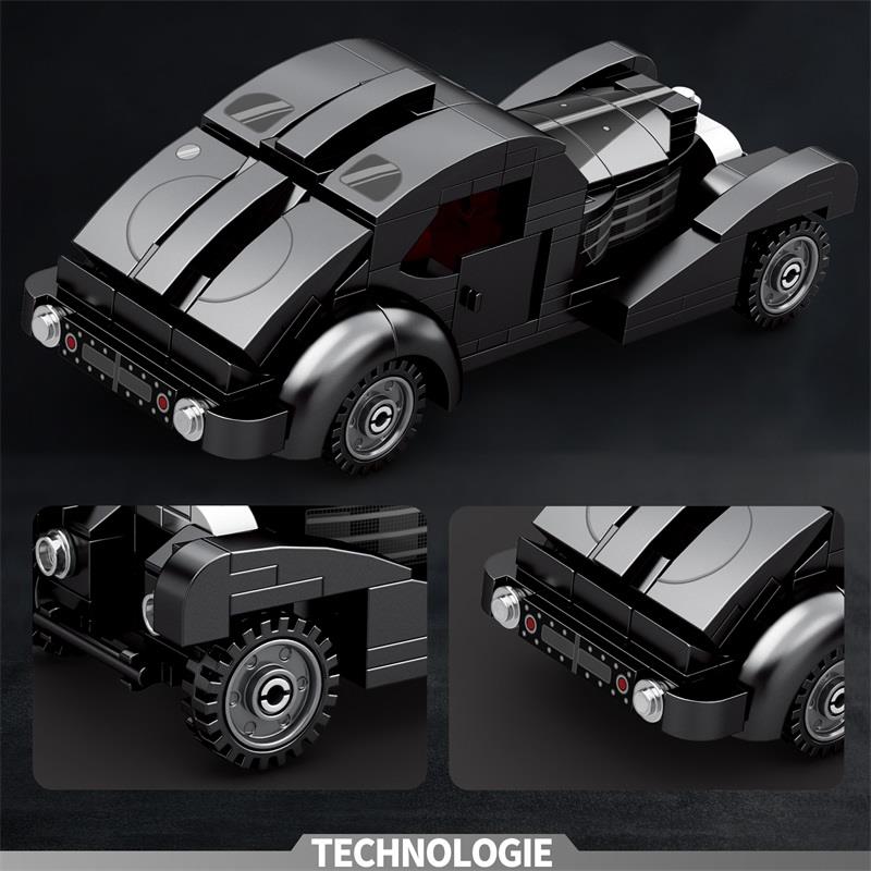 Reobrix Creator 807 Bugatti Type 57SC Atlantic Klasik Araba Yaratıcı Yapı Blok Seti Building Blocks - 278 Parça