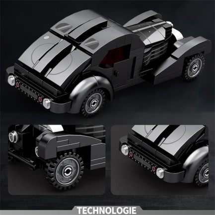 Reobrix Creator 807 Bugatti Type 57SC Atlantic Klasik Araba Yaratıcı Yapı Blok Seti Building Blocks - 278 Parça - Thumbnail