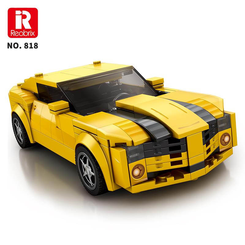 Reobrix Creator 818 Chevrolet Camaro Spor Araba Yaratıcı Yapı Blok Seti Building Blocks - 327 Parça