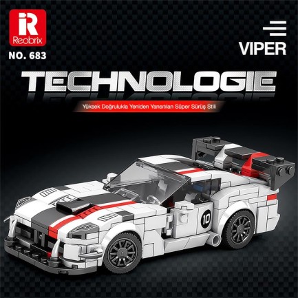 Reobrix Creator 683 Dodge Viper Spor Araba Yaratıcı Yapı Blok Seti Building Blocks - 419 Parça - Thumbnail