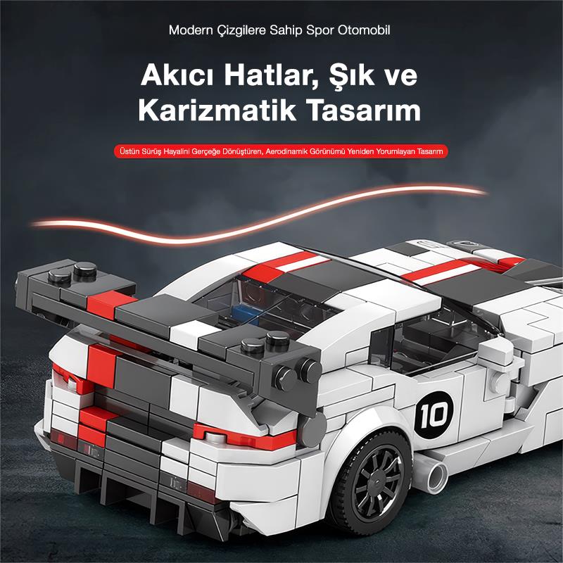 Reobrix Creator 683 Dodge Viper Spor Araba Yaratıcı Yapı Blok Seti Building Blocks - 419 Parça