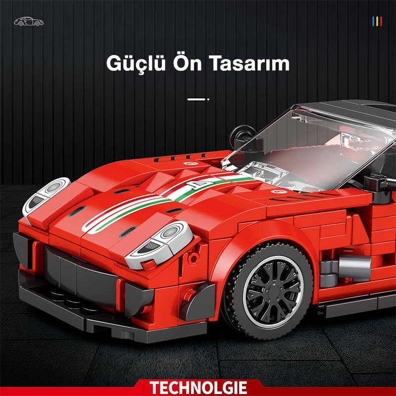 Reobrix Creator 676 Ferrari 599XX Spor Araba Yaratıcı Yapı Blok Seti Building Blocks - 413 Parça
