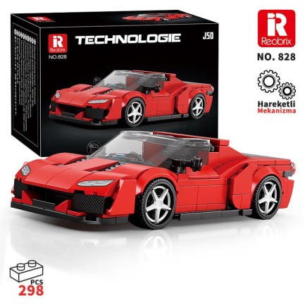 Reobrix - Reobrix Sports Car Ferrari J50 828 Brick Yapım Seti