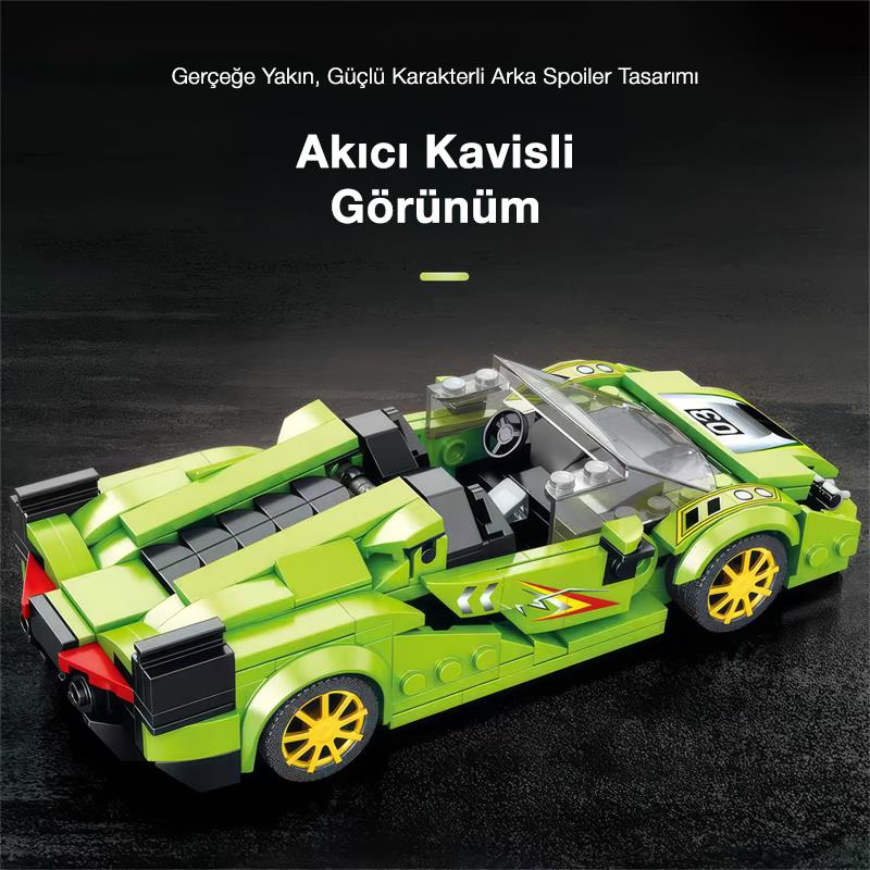 Reobrix Creator 806 Lamborghini Sian Spor Araba Yaratıcı Yapı Blok Seti Building Blocks - 348 Parça