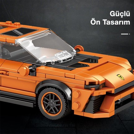 Reobrix Creator 690 Lamborghini Urus SUV Araba Yaratıcı Yapı Blok Seti Building Blocks - 408 Parça - Thumbnail