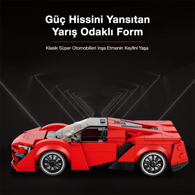 Reobrix Creator 803 Lykan Spor Araba Yaratıcı Yapı Blok Seti Building Blocks - 301 Parça