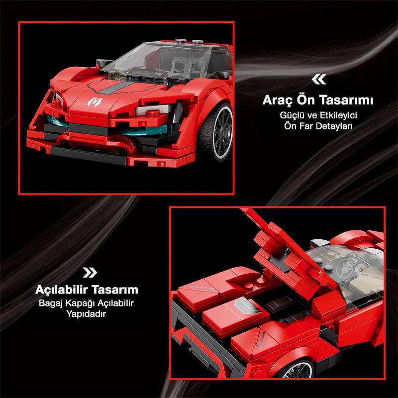Reobrix Creator 803 Lykan Spor Araba Yaratıcı Yapı Blok Seti Building Blocks - 301 Parça