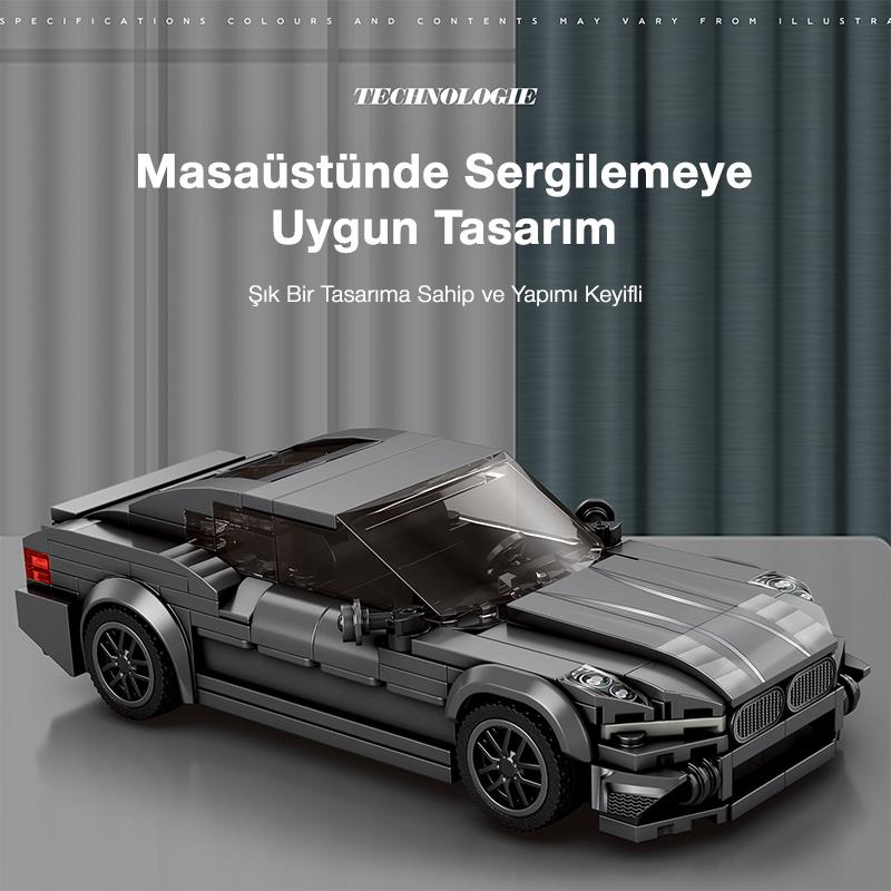 Reobrix Creator 815 Bmw 2 Serisi Spor Araba Yaratıcı Yapı Blok Seti Building Blocks - 369 Parça