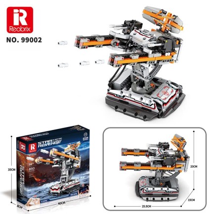 Reobrix 99002 Uçaksavar Topu (Star Revenge Anti-Aircraft Connon)Kumanda&Motor Yaratıcı Yapı Blok Seti - Thumbnail