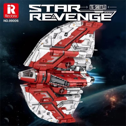 Reobrix 99006 Star Revenge Giant T6 Shuttle Yaratıcı Yapı Blok Seti Building Blocks - 5227 Parça - Thumbnail