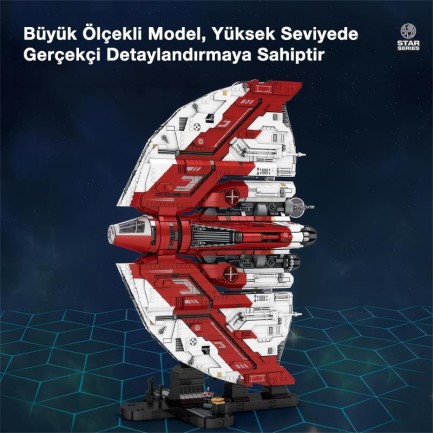 Reobrix 99006 Star Revenge Giant T6 Shuttle Yaratıcı Yapı Blok Seti Building Blocks - 5227 Parça - Thumbnail