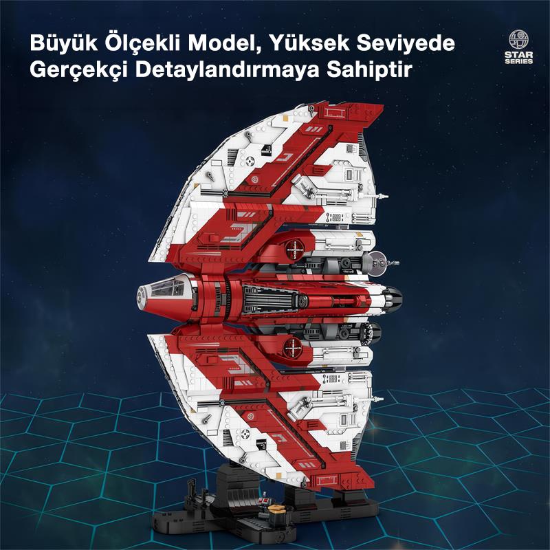 Reobrix 99006 Star Revenge Giant T6 Shuttle Yaratıcı Yapı Blok Seti Building Blocks - 5227 Parça