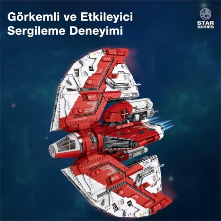 Reobrix 99006 Star Revenge Giant T6 Shuttle Yaratıcı Yapı Blok Seti Building Blocks - 5227 Parça - Thumbnail