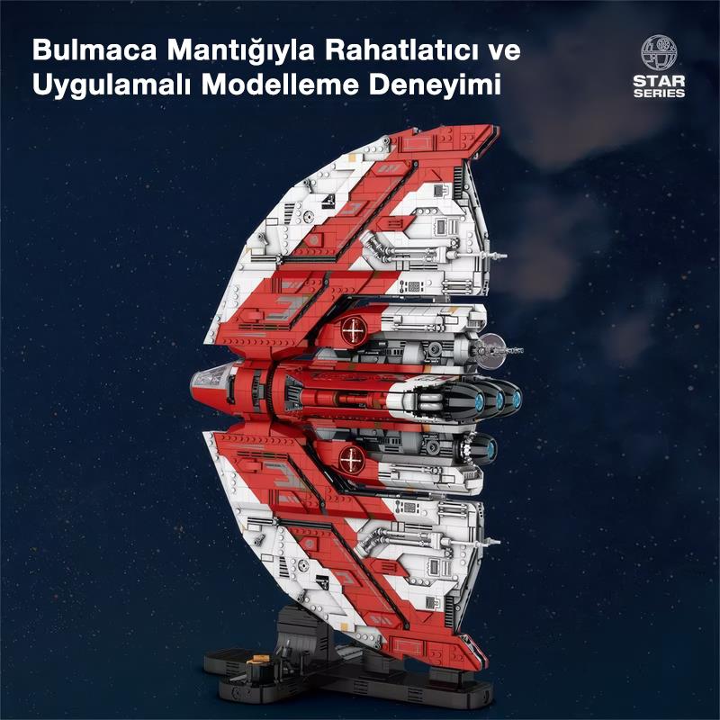 Reobrix 99006 Star Revenge Giant T6 Shuttle Yaratıcı Yapı Blok Seti Building Blocks - 5227 Parça