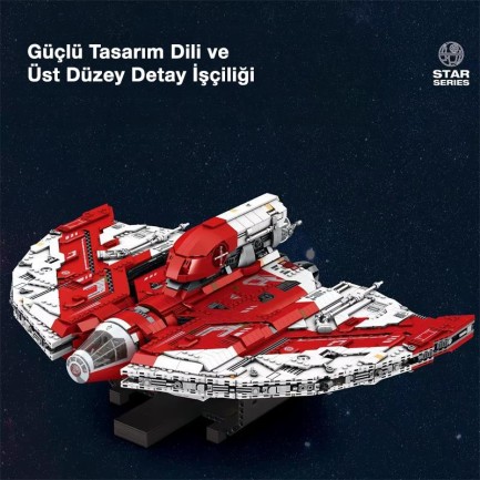 Reobrix 99006 Star Revenge Giant T6 Shuttle Yaratıcı Yapı Blok Seti Building Blocks - 5227 Parça - Thumbnail