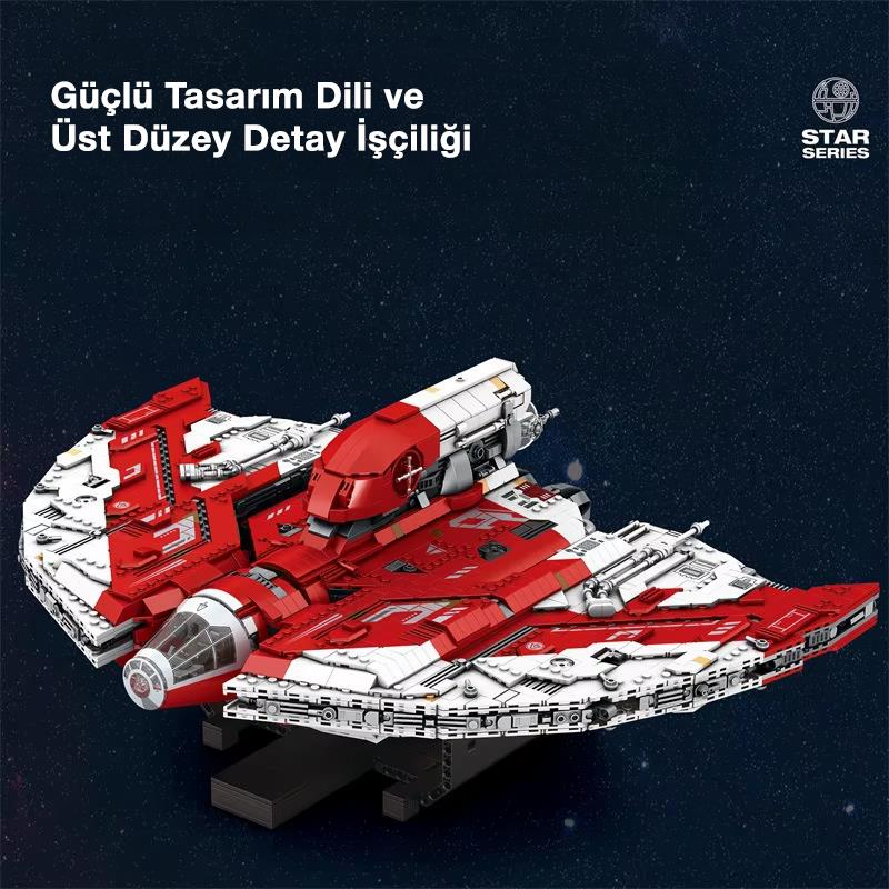 Reobrix 99006 Star Revenge Giant T6 Shuttle Yaratıcı Yapı Blok Seti Building Blocks - 5227 Parça