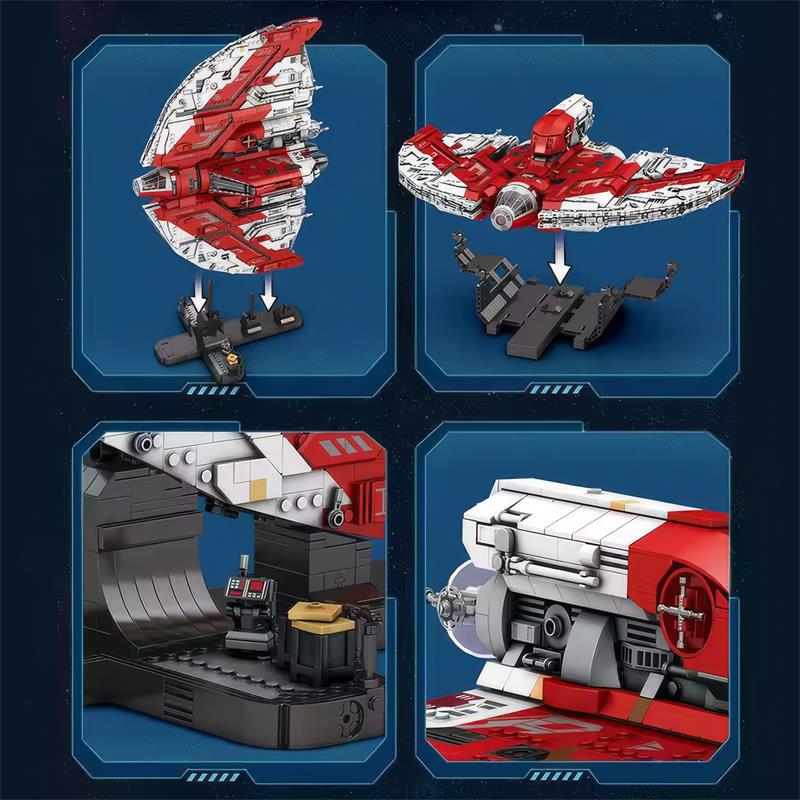 Reobrix 99006 Star Revenge Giant T6 Shuttle Yaratıcı Yapı Blok Seti Building Blocks - 5227 Parça