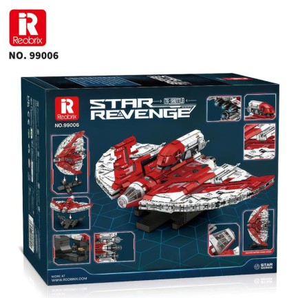 Reobrix 99006 Star Revenge Giant T6 Shuttle Yaratıcı Yapı Blok Seti Building Blocks - 5227 Parça - Thumbnail