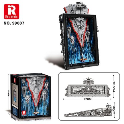 Reobrix 99007 Star Revenge Art Drawings Yaratıcı Yapı Blok Seti Building Blocks - 5345 Parça - Thumbnail