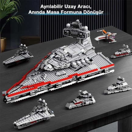 Reobrix 99007 Star Revenge Art Drawings Yaratıcı Yapı Blok Seti Building Blocks - 5345 Parça - Thumbnail