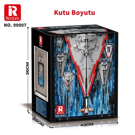 Reobrix 99007 Star Revenge Art Drawings Yaratıcı Yapı Blok Seti Building Blocks - 5345 Parça - Thumbnail