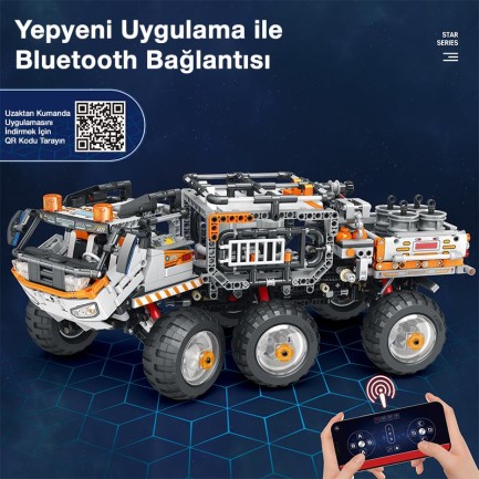 Reobrix 99005 Star Revenge :Transporter Kumanda&Motorlu Yaratıcı Yapı Blok Seti Building Blocks - 1758 Parça - Thumbnail