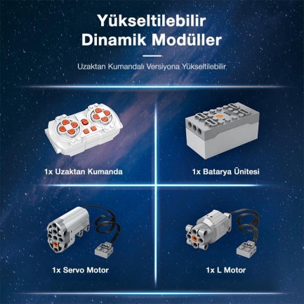 Reobrix Technic 99004 Mürettebat Taşıyıcı (Star Revenge:Crew Carrier) Yaratıcı Yapı Blok Seti Building Blocks - 1298 Parça - Thumbnail