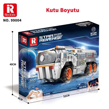 Reobrix Technic 99004 Mürettebat Taşıyıcı (Star Revenge:Crew Carrier) Yaratıcı Yapı Blok Seti Building Blocks - 1298 Parça - Thumbnail