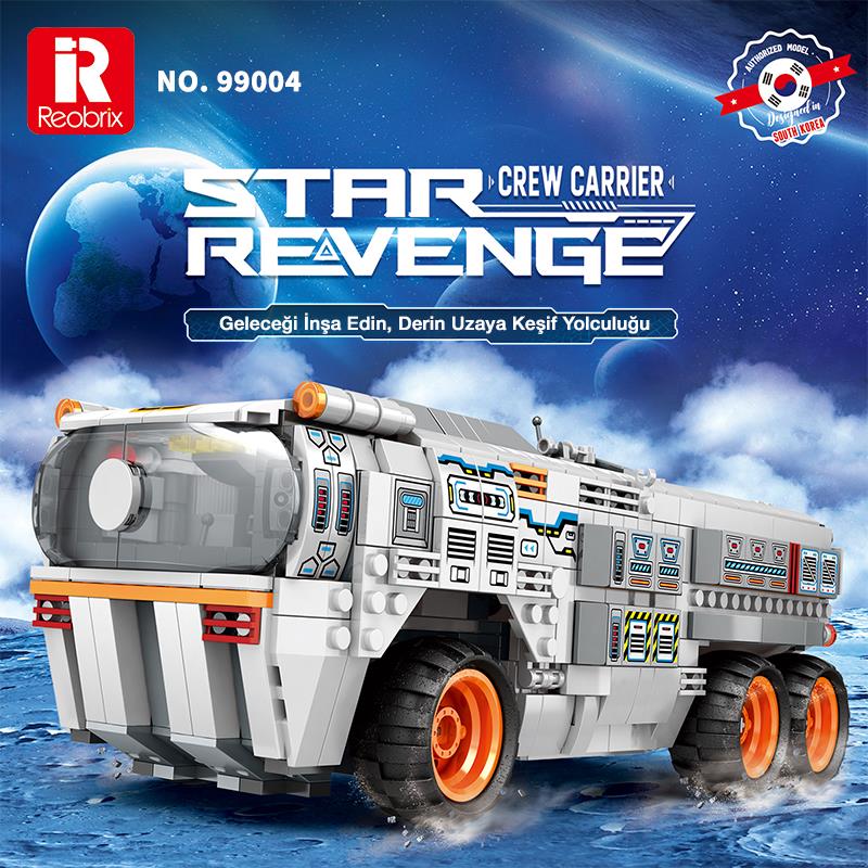 Reobrix Technic 99004 Mürettebat Taşıyıcı (Star Revenge:Crew Carrier) Yaratıcı Yapı Blok Seti Building Blocks - 1298 Parça
