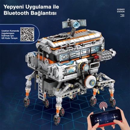 Reobrix Technic 99003 Bilim İstasyonu (Star Revenge:Science Station) Kumandalı&Motorlu Yapı Blok Seti Building Blocks - 1378 Parça - Thumbnail