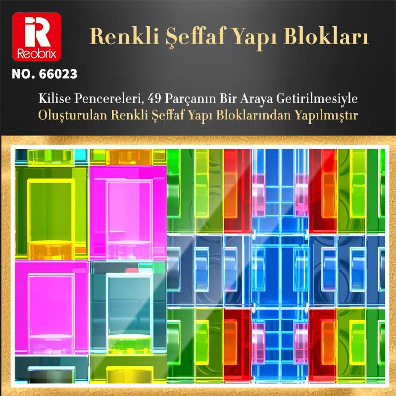 Reobrix Street view of St. Andrew's Church in Poland 66023 Brick Yapım Seti